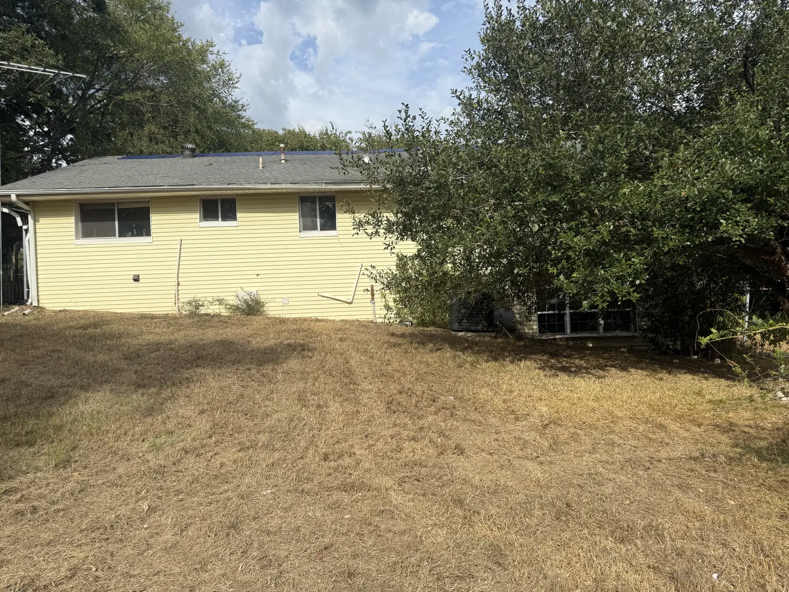 Rear exterior of 106 Post Oak