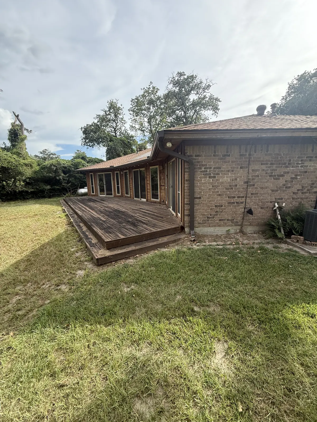 Rear deck at 64 Golfview Drive